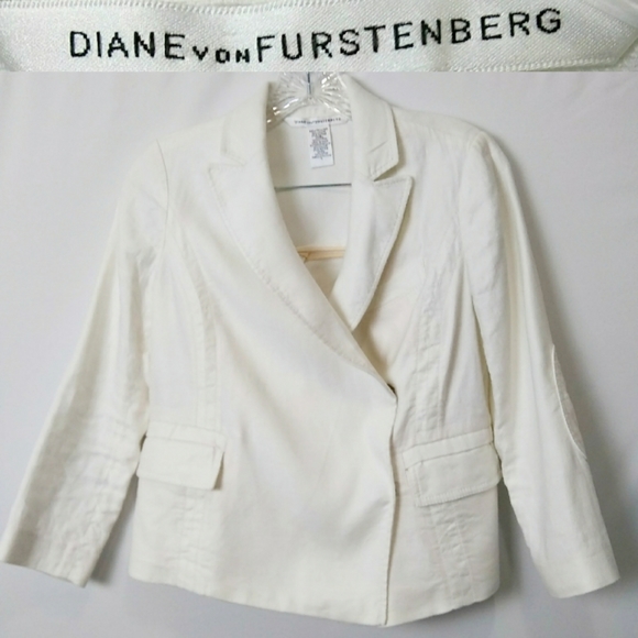 🔥SOLD🔥 DIANE VON FURSTENBERG DVF Womens Ralphie Blazer Jacket - Picture 1 of 8